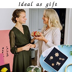 4 stücke 4 stil kristall strass bowknot & sonnenblumen broschen&nbsp;JBR078A