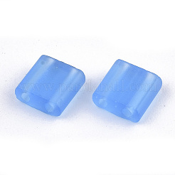 2 trous perles de rocaille de verre&nbsp;SEED-T003-02C-03