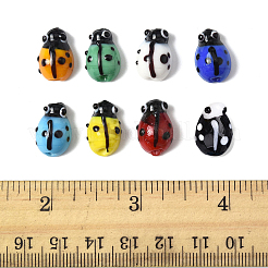 40 Stück handgefertigte Marienkäfer-Perlenstränge aus Glasperlen&nbsp;LAMP-FS0001-53B