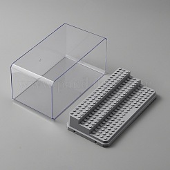 3-stöckige transparente Mini-Ausstellungenboxen aus Acryl für Bausteine&nbsp;ODIS-WH0025-78B