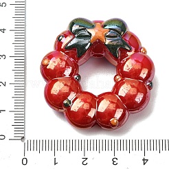 Weihnachten UV-Beschichtung undurchsichtige Acrylperlen&nbsp;AC-CBAC5B6-01A