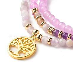 Set aus dehnbaren Steinarmbändern&nbsp;BJEW-JB07334