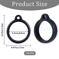20 Stück Silikonanhänger&nbsp;SIL-GF0001-32C
