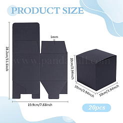 20 boîte d'emballage pliable en papier pour bijoux&nbsp;CON-PH0003-71B-01
