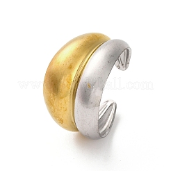 Anelli polsini aperti in acciaio inossidabile 304&nbsp;RJEW-K258-08GP-01