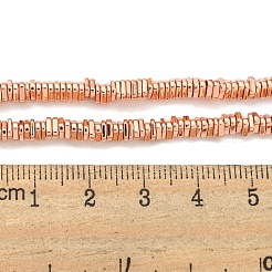 Galvanisierte synthetische nichtmagnetische Hämatitperlenstränge&nbsp;G-C136-B01-02