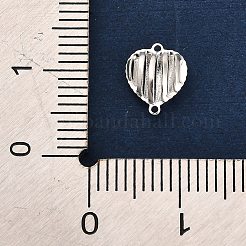 925 hohler 3D-Verbindungsanhänger aus Sterlingsilber&nbsp;STER-F058-02S-01