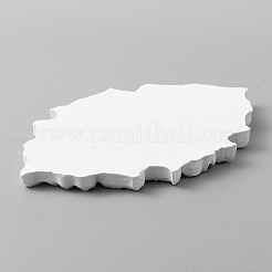 Ovale Ohrring-Präsentationsplatte aus Gesso&nbsp;EDIS-WH0016-045
