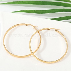 Creolen aus Edelstahl 201&nbsp;EJEW-Q026-17G-D