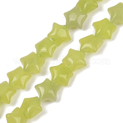 Natürliche Zitronen Jade Perlen Stränge&nbsp;G-Z080-A14-8mm