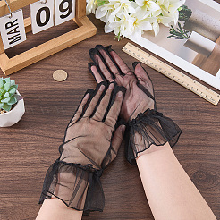 Polyester-Netzhandschuhe für Damen und Mädchen&nbsp;AJEW-WH20018-307G