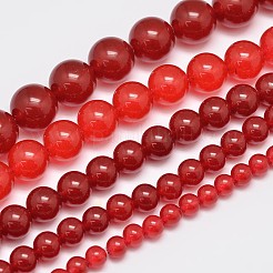 Natürliche und gefärbte Perle Malaysia Jade Stränge&nbsp;G-A146-4mm-A02