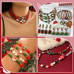 Ca. 1510 Stück DIY-Armband-Bausatz mit Weihnachtsmotiv&nbsp;DIY-PH0022-59