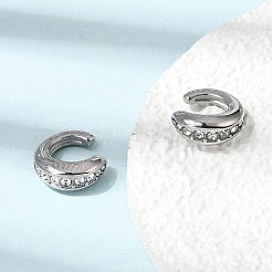 Strass-Ohrringe aus Edelstahl 304 für Damen&nbsp;EJEW-A165-01P