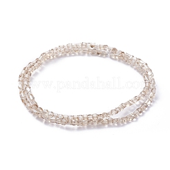 FilI di perline in vetro placcato&nbsp;EGLA-L023A-PL02