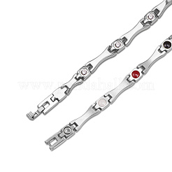 Pulseras de acero inoxidable con cadena de pantera&nbsp;JB676A