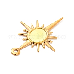 Crémaillère supports placage cabochon Pendentif en laiton&nbsp;LS-KK-E067-29G