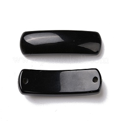 Verbindungsanhänger aus natürlichem Obsidian&nbsp;G-D460-02I