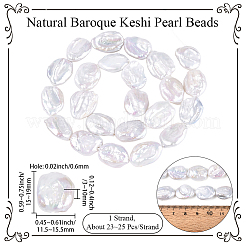 1 hebra de perlas keshi barrocas naturales&nbsp;PEAR-PA0001-13