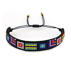 Miyuki Samen geflochtenes Perlenarmband&nbsp;BJEW-P269-14