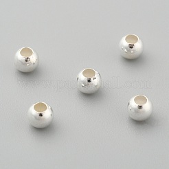 925 Sterling Silber Perlen&nbsp;STER-T002-235S-4mm