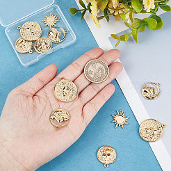 12 pendentif en acier inoxydable 304 de 4 styles&nbsp;STAS-BBC0001-61