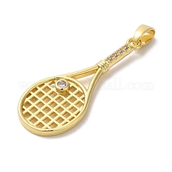 Messing Mikro ebnen Zirkonia Anhänger&nbsp;KK-S391-07G-02