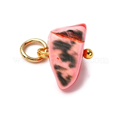 Gefärbte natürliche Trochid Muschel/Trochus Muschel Anhänger&nbsp;PALLOY-JF04484-01