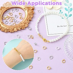 10 Stück Messingring-Charm-Verbinder&nbsp;KK-YW0004-18G