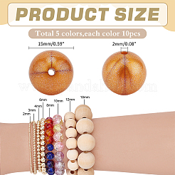 50 Stück 5 Farben&nbsp;SIL-PH0001-26