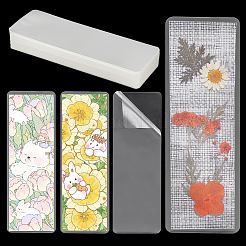 200 feuille de plastification rectangulaire en PET et EVA&nbsp;AJEW-PH0008-43