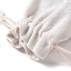 Sacchetti portaoggetti in panno di cotone natalizio&nbsp;ABAG-M004-02A