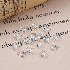 Chapeaux de perles en fer à pétales multiples&nbsp;IFIN-YW0001-12S