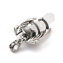 Natürliche Quarzkristall spitze Anhänger&nbsp;G-B042-04P-59