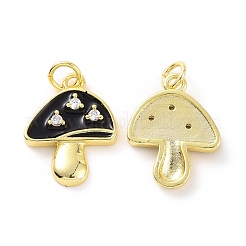 Placage en rack laiton pavé de zircons cubiques transparents&nbsp;KK-C008-16G
