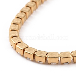 Bracciali a catena con strass in acciaio inossidabile 304&nbsp;STAS-B021-14G