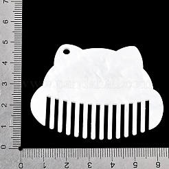 Bedruckte große Anhänger aus Celluloseacetat (Harz)&nbsp;RESI-F070-01C