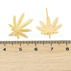 Accessoires de clous d'oreilles en laiton&nbsp;LS-KK-Z099-04G-01