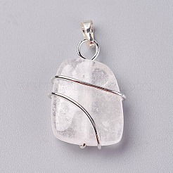 Colgantes de piedra naturales mezclados y sintético&nbsp;G-I220-D