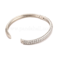 Micro en laiton pavent bracelets zircone cubique&nbsp;BJEW-F416-01P