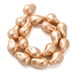 Fili di perle di porcellana galvanizzati&nbsp;BSHE-C009-04B