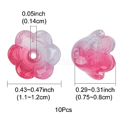 Abalorios de vidrio transparentes&nbsp;LAMP-FS0001-09C