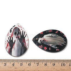 Halloween bedruckte Acrylanhänger&nbsp;OACR-G053-01