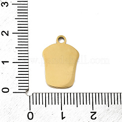 304 Edelstahl-Emaille-Anhänger&nbsp;STAS-I336-01G-03
