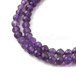 Natürlichen Amethyst Perlen Stränge&nbsp;G-F460-50-A