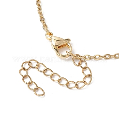 3 Uds. 3 estilos estrella Luna cadena trenzada de acero inoxidable bolsa de macramé soporte de piedra vacía colgante fabricación de collares&nbsp;NJEW-JN04956-01