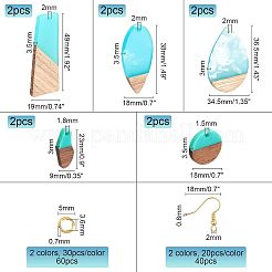 Kits de fabrication de boucles d'oreilles&nbsp;DIY-OC0007-08