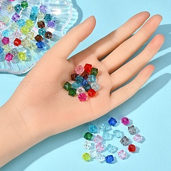 450pcs 15 Farben transparente Acrylperlen&nbsp;TACR-YW0001-56
