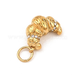 Pendentifs en strass en acier inoxydable 304&nbsp;STAS-I365-01G-03