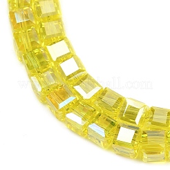 Placcare trasparente perle di vetro fili&nbsp;EGLA-B011-07A-AB01